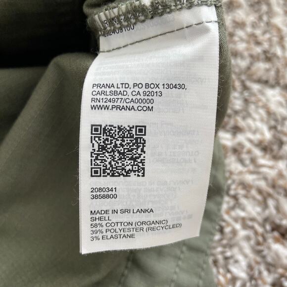 Prana Palisades Ripstop Utility Pant Womens 6 Rye Green 29" Relaxed Fit Straight - Picture 8 of 13